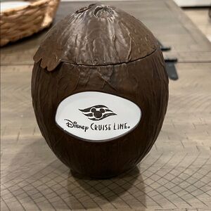 Disney Cruise Line Brown Coconut Mug. GUC.